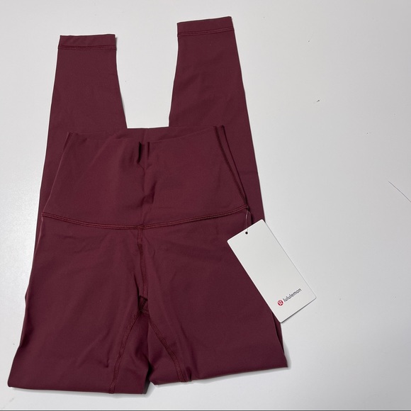 Lululemon Wunder under super high rise casis luxtreme legging tights 28” merlot - Picture 2 of 3